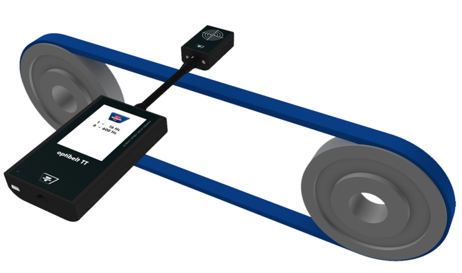 Optibelt TT - Meranie napätia remňov 1–600 Hz