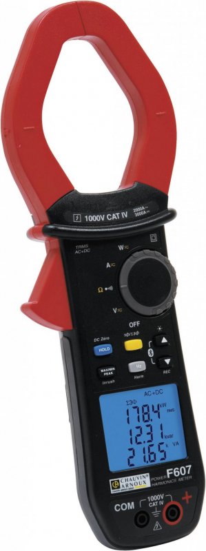 Chauvin Arnoux F607 - Digitální klešťový multimetr 2000 A AC / 3000 A DC