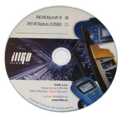 ILLKO P 7050 - PC softvér ILLKO Studio na inštalačnom CD pre meracie prístroje