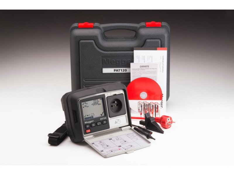 Megger PAT120 - Tester spotrebičov 500V/250V meranie izolácie