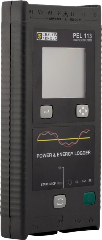 Chauvin Arnoux - PEL 113 - Záznamník kvality elektrickej energie - MA194/350 + DataView + adaptér napájania + magnetické svorky