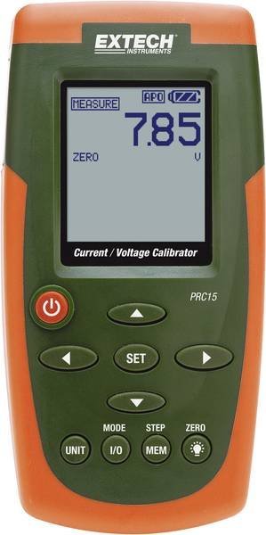 Extech PRC15 kalibrátor napětí a proudu s LCD displejem a banánovými konektory