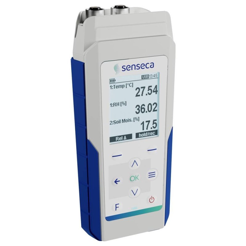 Senseca PRO D05.2 - Ruční multifunkční měřič / dat 2× M12 pro digitální sondy