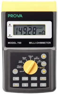 PROVA 700 - Miliohmmeter 1 mΩ–6 kΩ