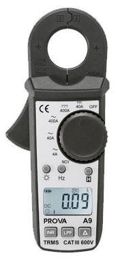 PROVA A9 - Kliešťový multimeter True RMS s rozsahom do 400 A AC/DC