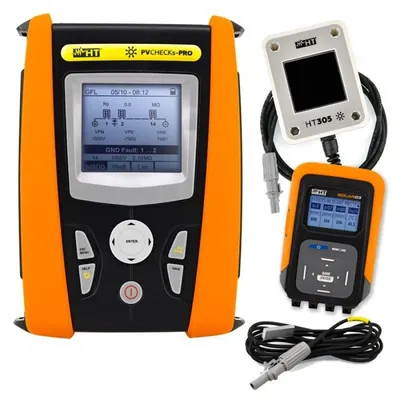 HT Instruments PVCHECKs-PRO PLUS - Tester solárnych systémov 1500 V DC / 40 A