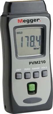Megger PVM210 - Digitálny merač parametrov fotovolt 0 - 1999 W/m²