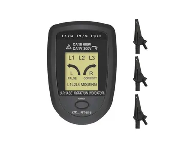 Lutron RT 616 - Tester poradia fáz 100–660 V