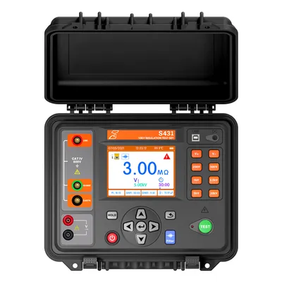 Eaglotest S431 - Merač izolačného odporu - Skúšobné napätie 10 kV