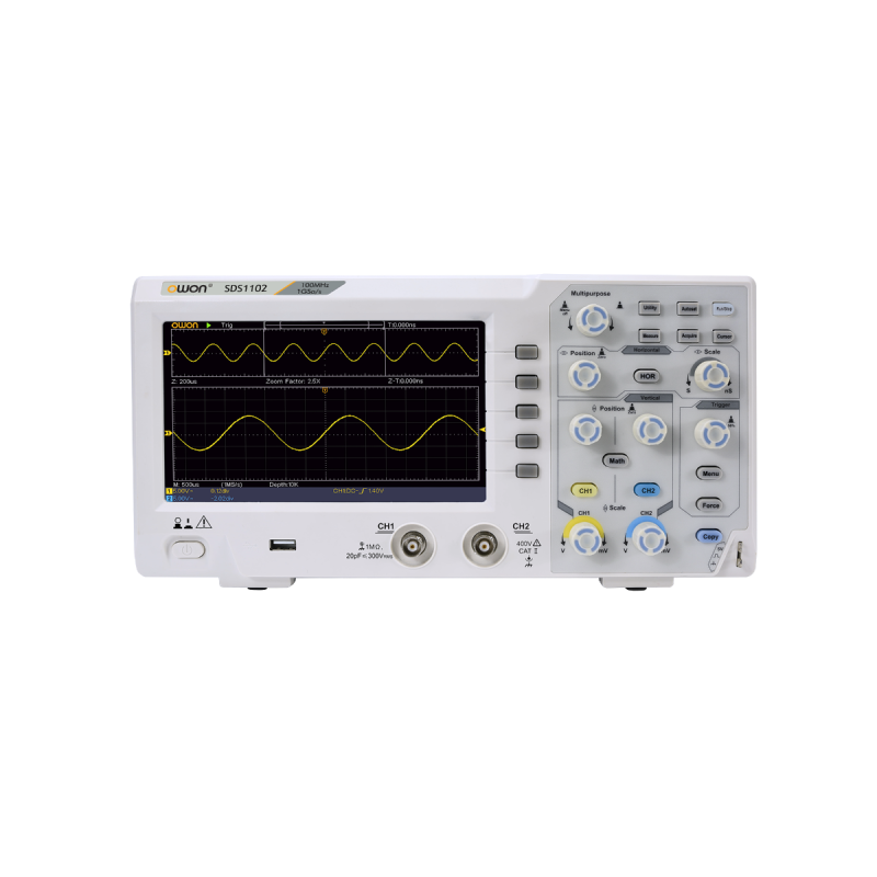 OWON SDS1102 - Osciloskop dvojkanálový 100MHz
