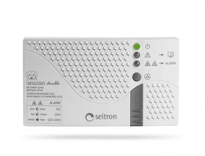 Seitron SEGUGIO DOUBLE - Kombinovaný detektor CH4 a CO CH4 10% LEL