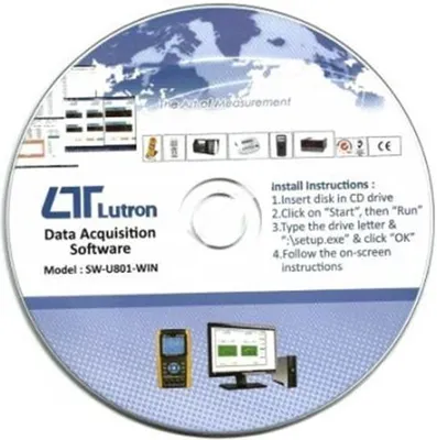 Lutron SW U808 WIN - Softvér pre 8 prístrojov LUTRON