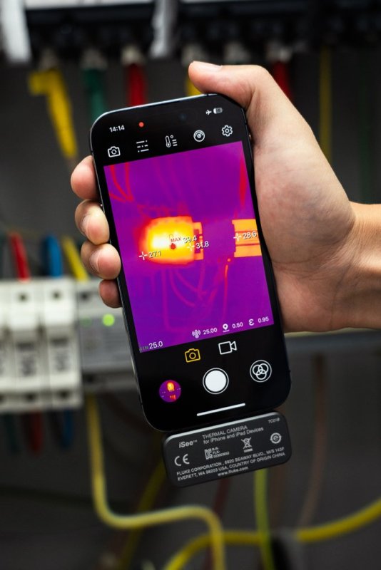 Fluke iSee TC01A 9Hz pre Android - Mobilná termálna kamera –10 až 550 °C