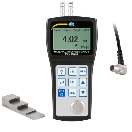 PCE Instruments TG 250 - Ultrazvukový tloušťkomer 1–250 mm (nevrstvené)