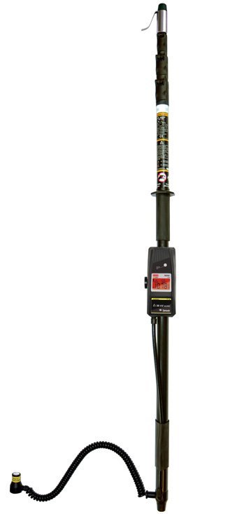 Tietzsch TT 1M-MA teleskopický vysokonapäťový tester s magnetickou elektródou, dosah sondy do 6,2 m, meranie 50–1000 V AC / 1500 V DC