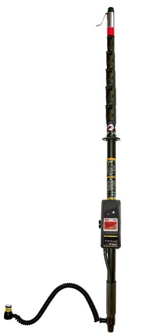 Tietzsch TT 3S-M vysoko odolný teleskopický tester napätia s dosahom sondy do 6,2 m, meranie 50–3000 V AC/DC