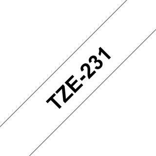 Brother TZ-231 - Páska do tiskárny čárových kódů 1 12 mm × 8 m