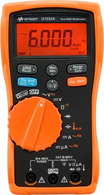 Keysight U1232A - multimeter True RMS 600mV/6V/60V/600V