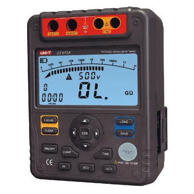 UNI-T UT513A 5kV, USB - Tester izolačného odporu 5000V