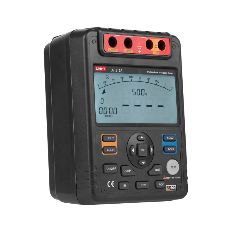 UNI-T UT513A 5kV, USB - Tester izolačného odporu 5000V