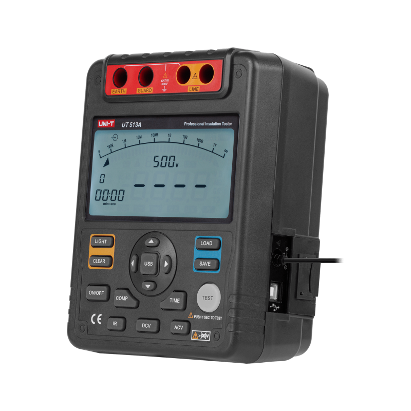 UNI-T UT513A 5kV, USB - Tester izolačného odporu 5000V