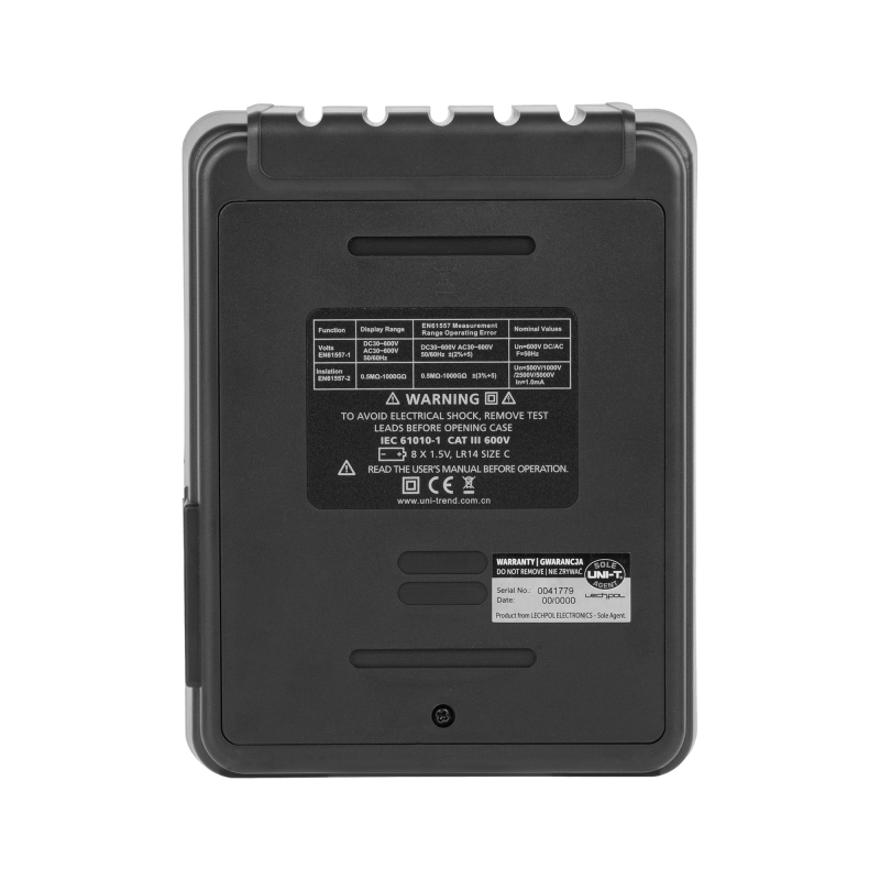 UNI-T UT513A 5kV, USB - Tester izolačného odporu 5000V