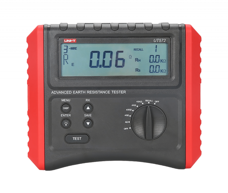 UNI-T UT572 - Tester zemného odporu 4 Ω–40 kΩ