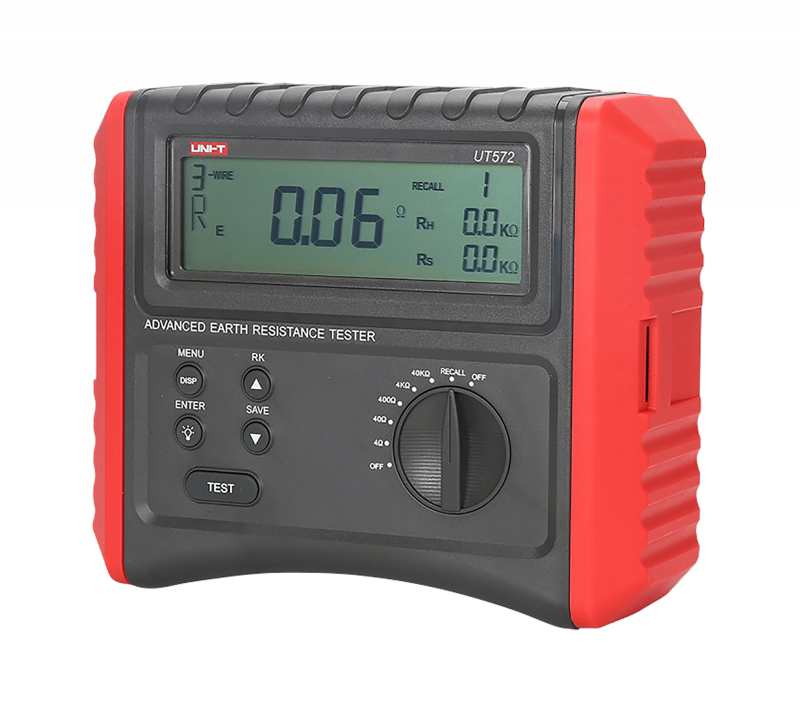 UNI-T UT572 - Tester zemného odporu 4 Ω–40 kΩ