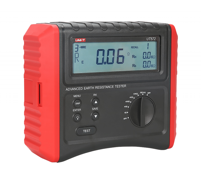 UNI-T UT572 - Tester zemného odporu 4 Ω–40 kΩ