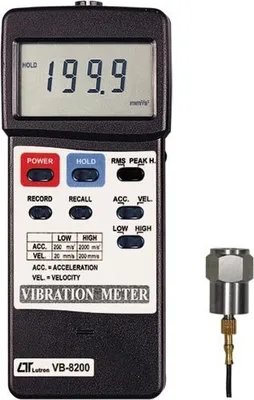 Lutron VB 8200 - Meradlo vibrácií 0–2000 m/s²