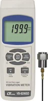 Lutron VB 8206SD - Vibrómetr 10 Hz–1 kHz