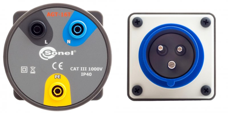 Sonel AGT-16T - Jednofázový adaptér 16A