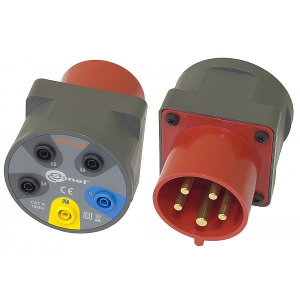 Sonel AGT-32P - Trojfázový adaptér 32A