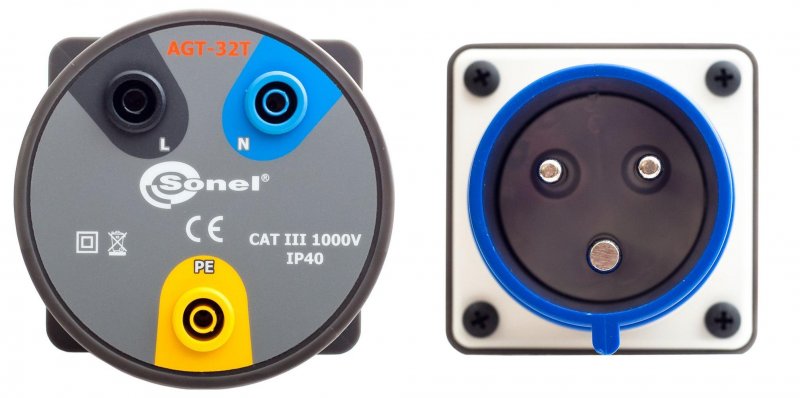 Sonel AGT-32T - jednofázový adaptér 32A