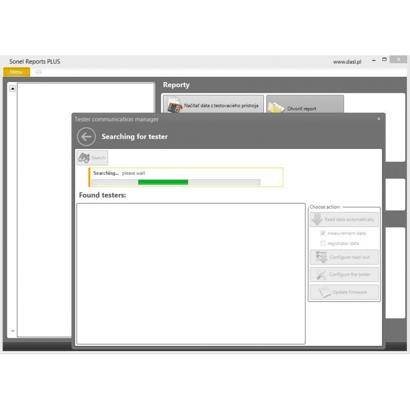Sonel Reports PLUS - Software pro přístroje Sonel MPI-540-PV