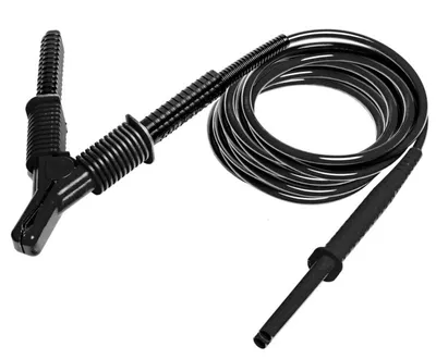 Sonel 3 m čierny tienený kábel 15 kV, CAT IV 1000 V