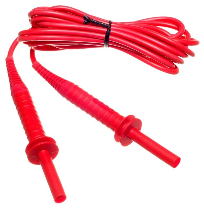 Sonel meracie vedenie 3 m červené 5 kV (banánové zástrčky)