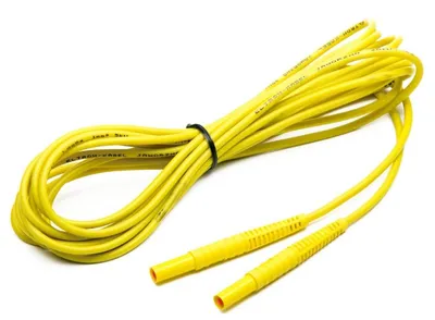 Sonel meracie vedenie 5 m žlté CAT III/1000V CAT IV/600 V (banánové zástrčky)