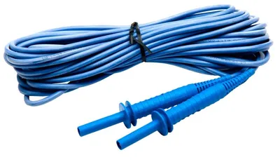 Sonel 10 m modrý kábel 5 kV (banániky)