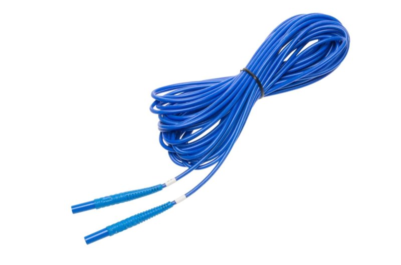Sonel meracie vedenie 10 m modré 1 kV U1 s banánovými zástrčkami