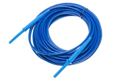 Sonel meracie vedenie 20 m modré 11 kV (banánové zástrčky)