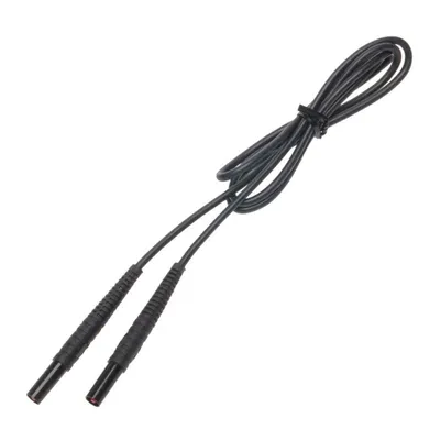 Sonel 1,2 m čierny kábel 1 kV (banánové zástrčky)
