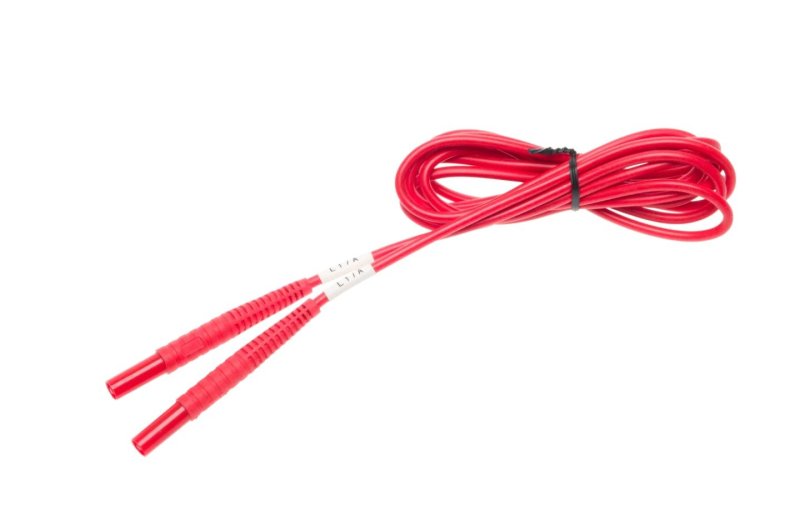 Sonel 2,2 m červený kabel 1 kV (banánové zástrčky