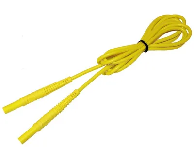 Sonel meracie vedenie 2,2 m žlté 1 kV (banánové zástrčky)