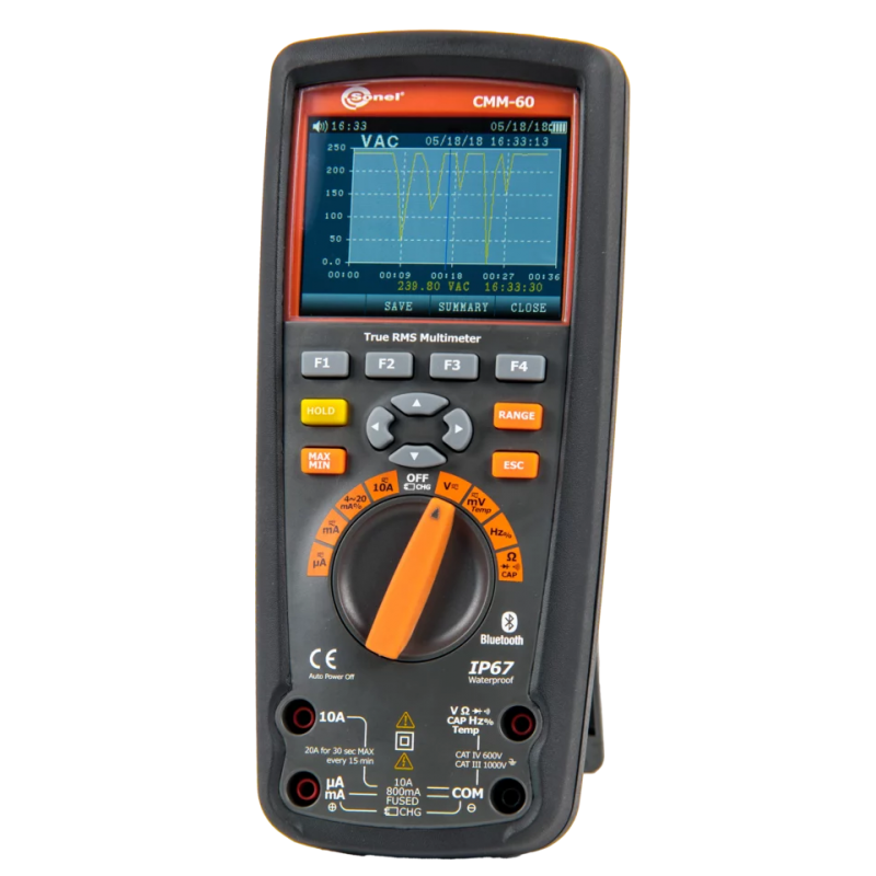 Sonel CMM-60 - Digitální TRMS multimetr se zázname