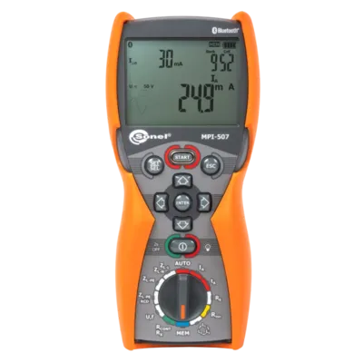 Sonel MPI-507 - Tester elektrických inštalácií Meranie izolačného odporu 100 kΩ–600 MΩ