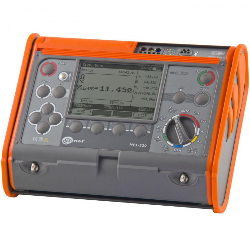 Sonel MPI-520 - Tester elektrických inštalácií Izolačný odpor do 3 GΩ