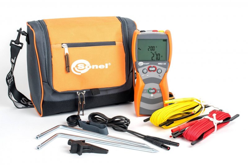 Sonel MRU-10 - Prístroj na meranie zemného odporu 25 V / 50 V