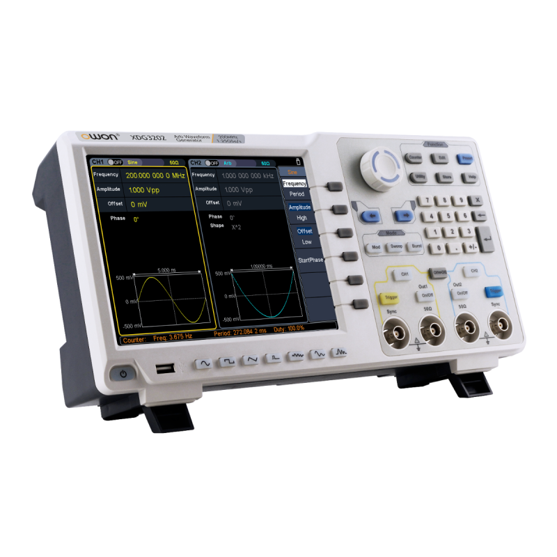OWON XDG3202 - Generátor funkcií do 200 MHz