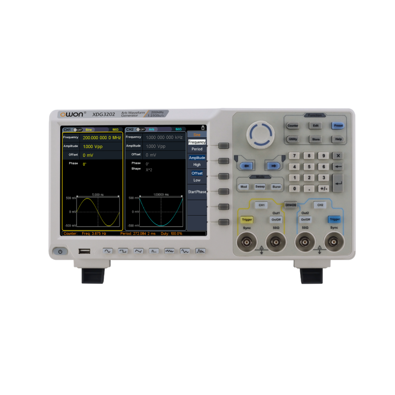 OWON XDG3202 - Generátor funkcí do 200 MHz